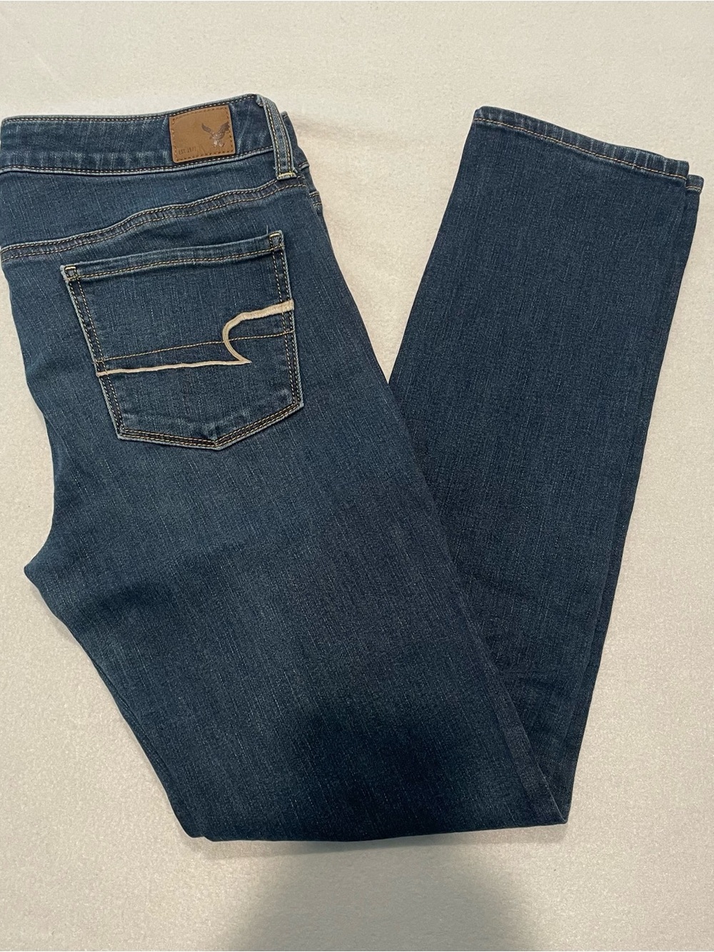 American Eagle super skinny stretch jeans, blue, 10
